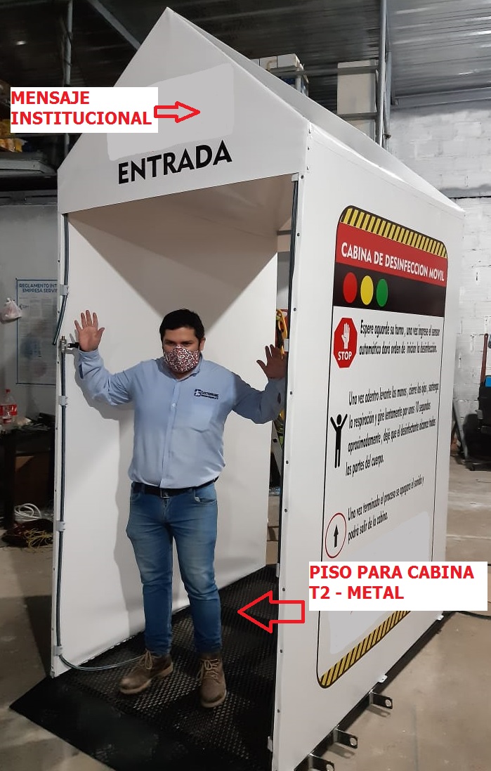 Cabina de Desinfeccion T2 - En Metal